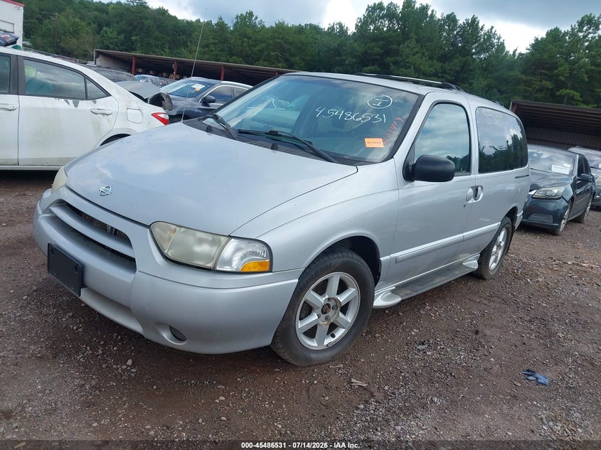 4N2ZN17T11D821419 2001 Nissan Quest Gle photo 1