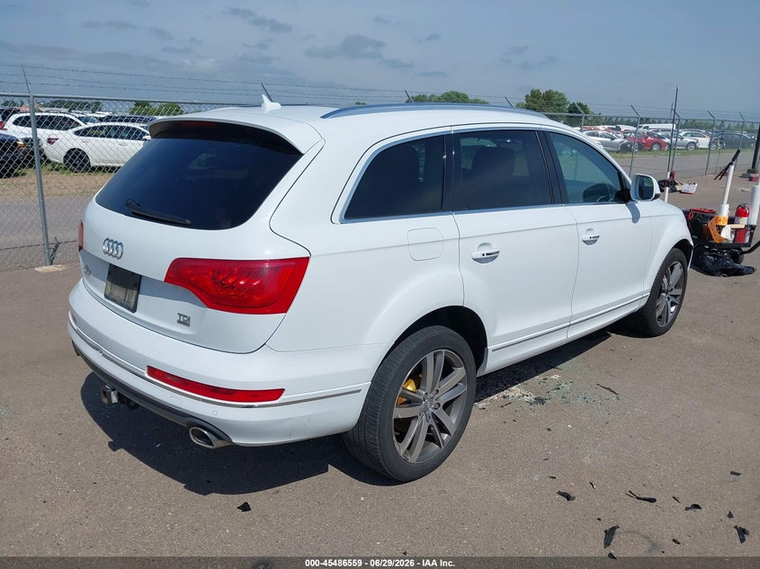 Vin: wa1lmafe5fd011226, lot: 45984734, audi q7 3.0 tdi premium 20154