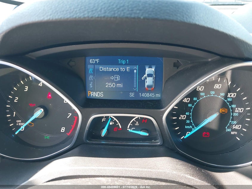 2015 FORD ESCAPE SPORT UTILITY VEHICLE 2.5L I4 FI DOHC 16V NF4