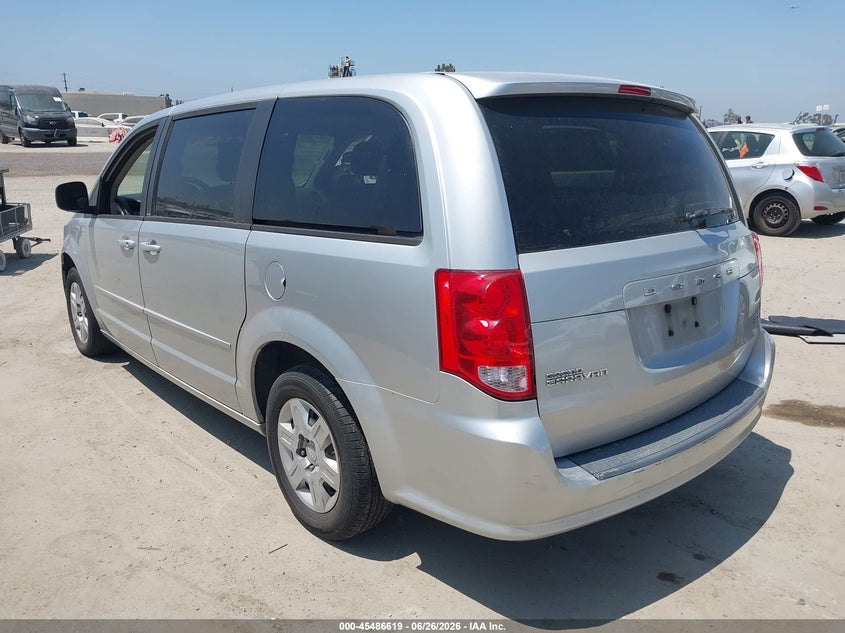 Vin: 2c4rdgbgxcr195159, lot: 45984794, dodge grand caravan se/avp 20123