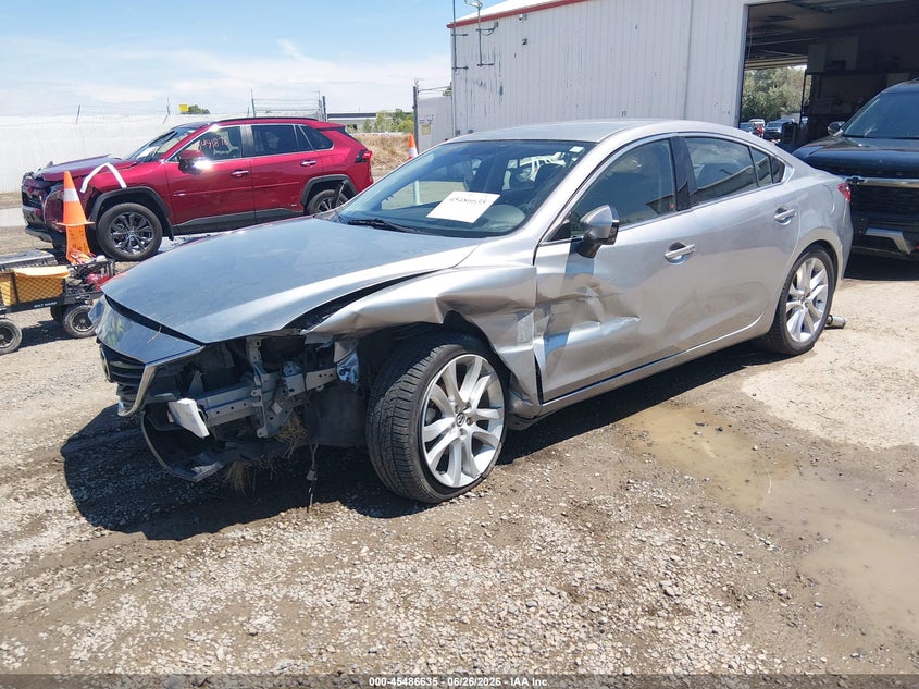 2015 Mazda 6, Front End, IAAI, VIN JM1GJ1V65F1175815 — photo 2