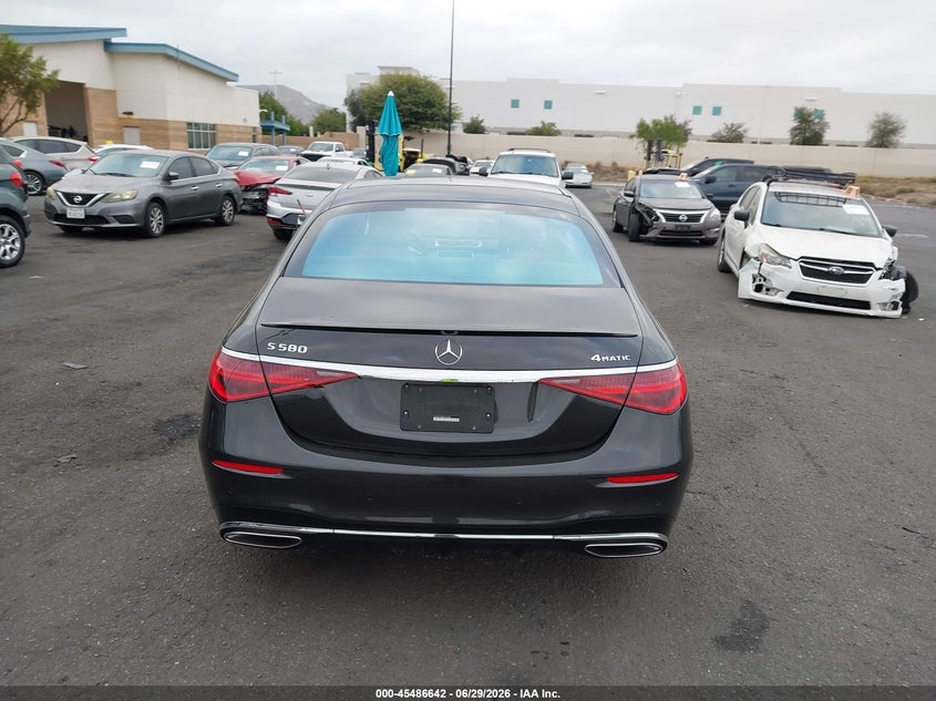 2023 Mercedes-Benz S 580 4Matic VIN: W1K6G7GB8PA237027 Lot: 45486642