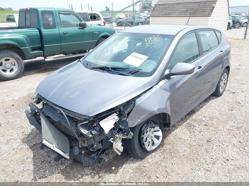 2017 HYUNDAI ACCENT HATCHBACK 1.6L I-4 DI, DOHC, VVT, 137HP