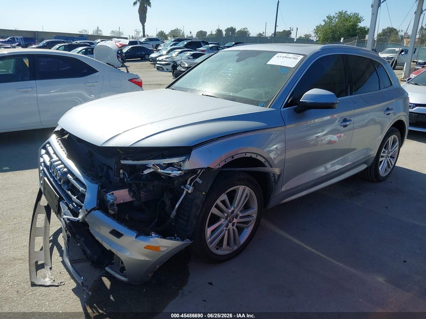 Vin: wa1bnafy5j2194974, lot: 45984865, audi q5 2.0t premium/2.0t tech premium 20182