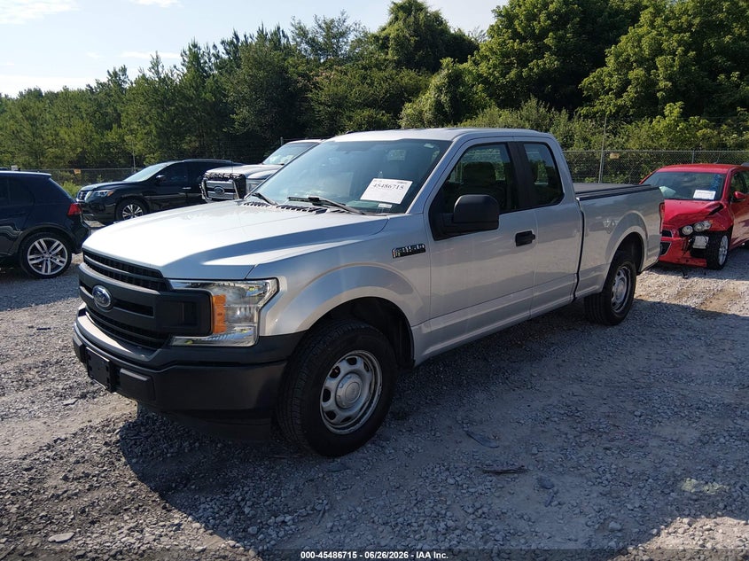 2018 Ford F-150, Обычный износ, IAAI, VIN 1FTEX1CB1JFC76352 — фото 2