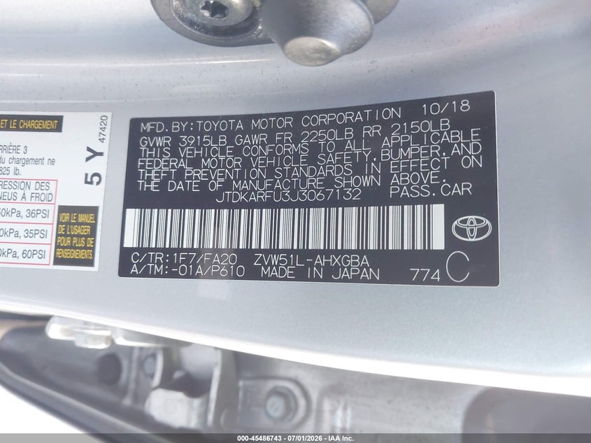 TOYOTA PRIUS - zdjęcie 9