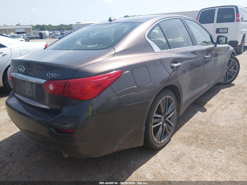 Vin: jn1bv7ar4fm393439, lot: 45984923, infiniti q50 sport 20154