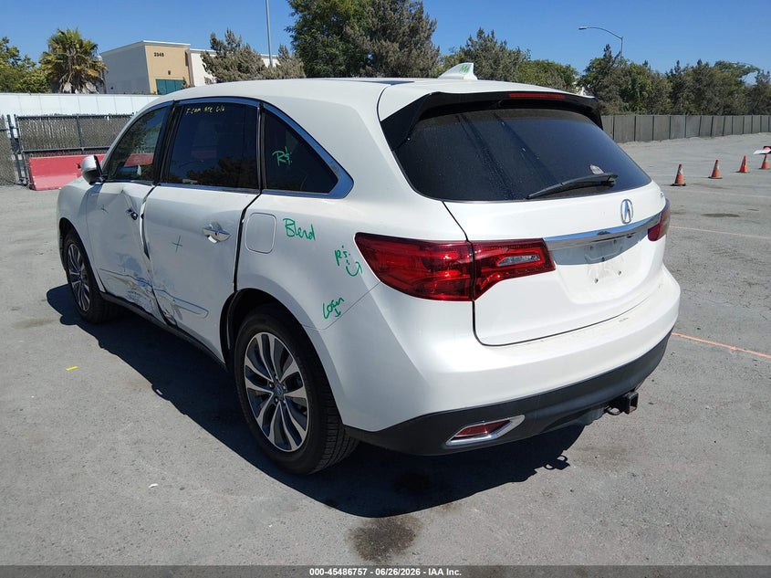 2016 ACURA MDX SPORT UTILITY VEHICLE 3.5L V-6 DI, VVT, 290HP