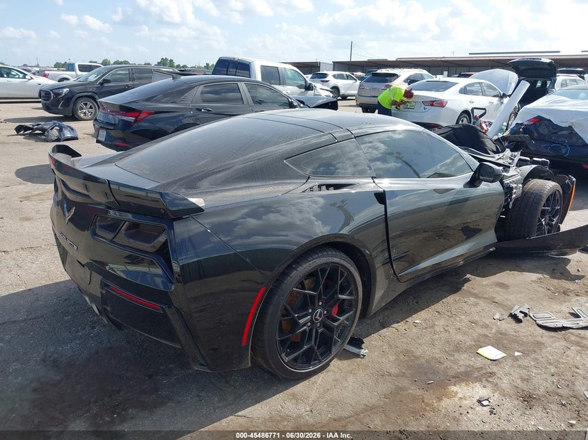 Vin: 1g1yd2d7xk5106044, lot: 45984946, chevrolet corvette stingray 20194