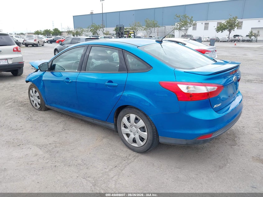 Vin: 1fadp3f25el355698, lot: 45984982, ford focus se 20143