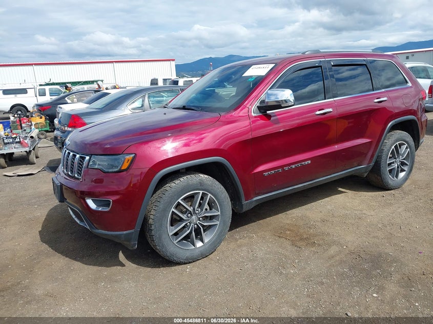 2017 Jeep Grand Cherokee Limited, Правый перёд, IAAI, VIN 1C4RJFBG6HC909209 — фото 2