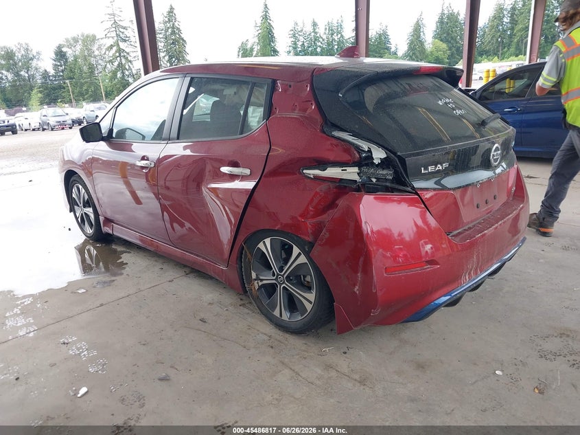 2020 NISSAN LEAF auction photo 3
