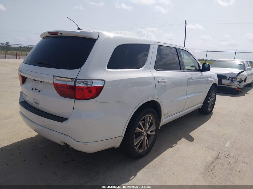 Vin: 1c4rdhag0dc617182, lot: 45985018, dodge durango sxt 20134