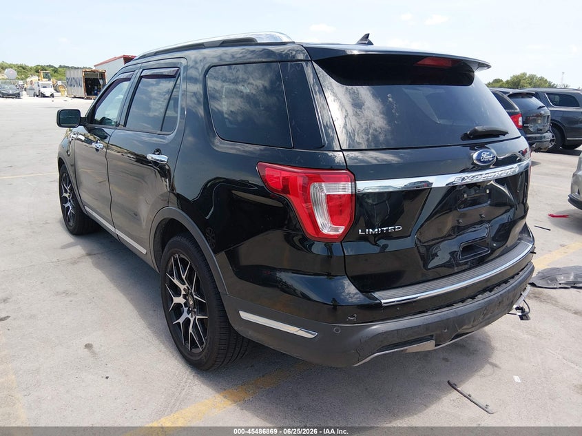 Vin: 1fm5k7f83jga57285, lot: 45985044, ford explorer limited 20183