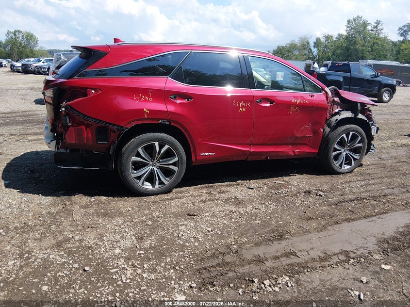 Vin: jtjhgkfa6l2010774, lot: 45985175, lexus rx 450hl 20204