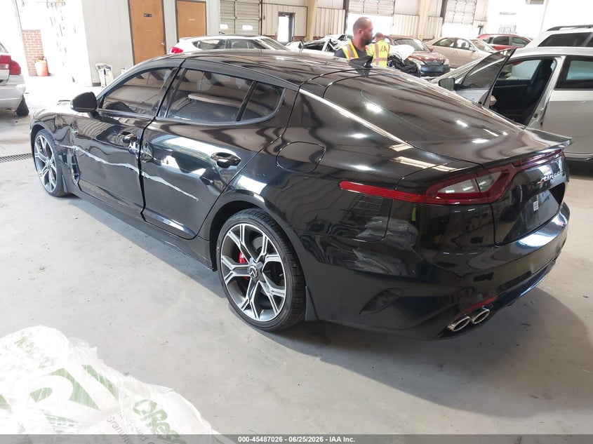 Vin: knae35lc8l6077858, lot: 45985201, kia stinger gt 20203