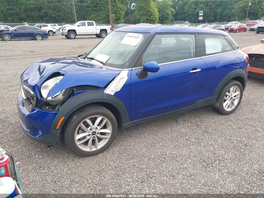 Vin: wmwss1c55ewn94473, lot: 45985208, mini paceman cooper 20142