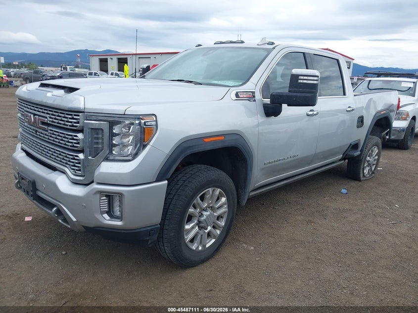 2022 GMC Sierra, Удар ззаду, IAAI, VIN 1GT49WEY8NF270073 — фото 2