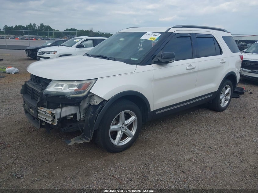 Vin: 1fm5k8d82ggc00051, lot: 45985485, ford explorer xlt 20162