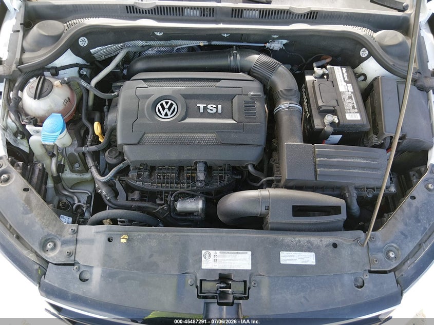 2017 VOLKSWAGEN JETTA SEDAN 2.0L I-4 DI, DOHC, VVT, TURBO, 210HP