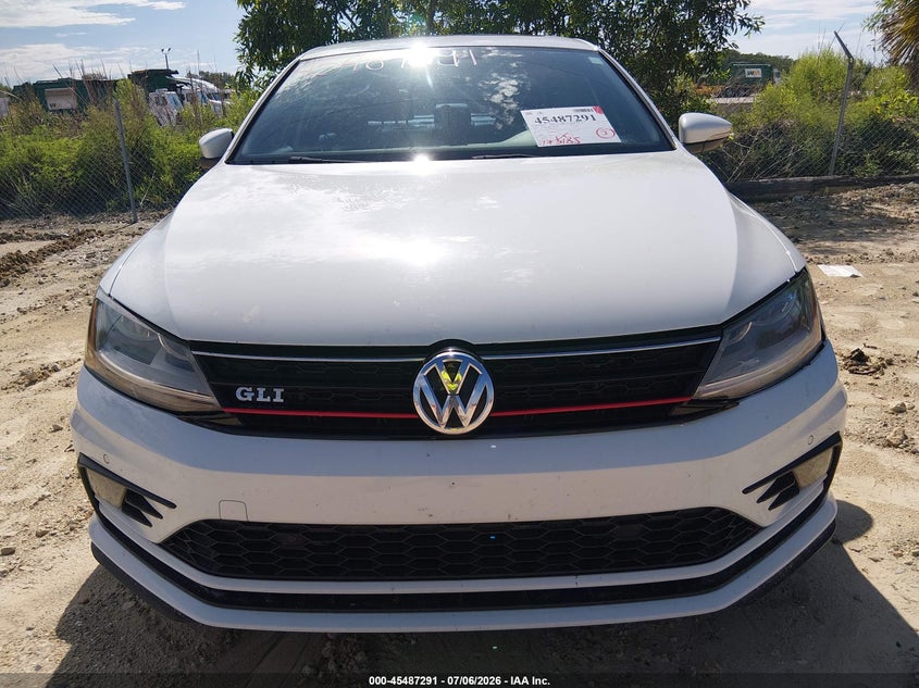 2017 VOLKSWAGEN JETTA SEDAN 2.0L I-4 DI, DOHC, VVT, TURBO, 210HP