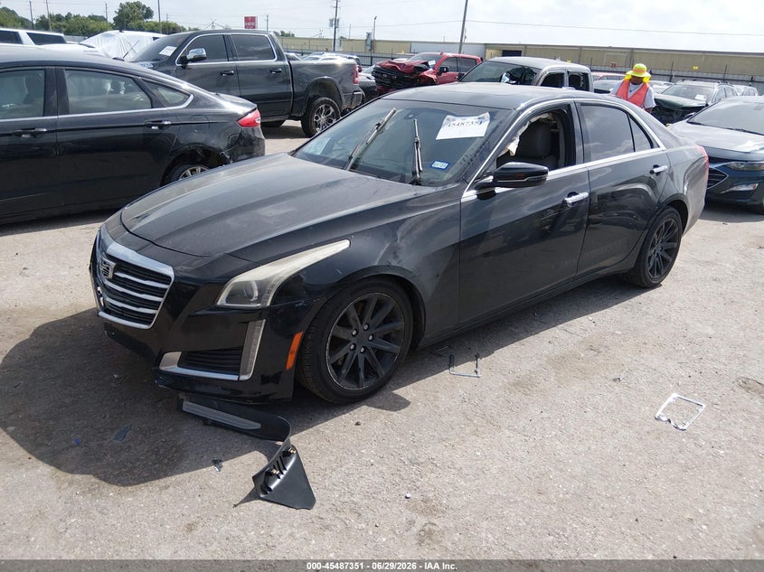 2015 Cadillac CTS, Удар спереду, IAAI, VIN 1G6AP5SX9F0140664 — фото 2