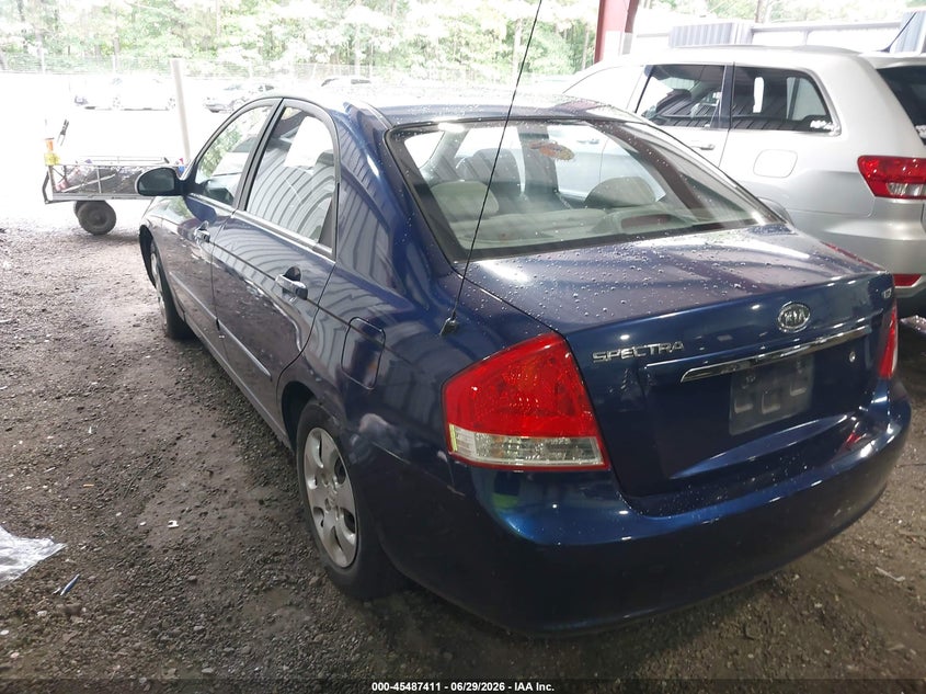 2007 KIA SPECTRA SEDAN 2.0L I-4 DOHC, VVT, 138HP