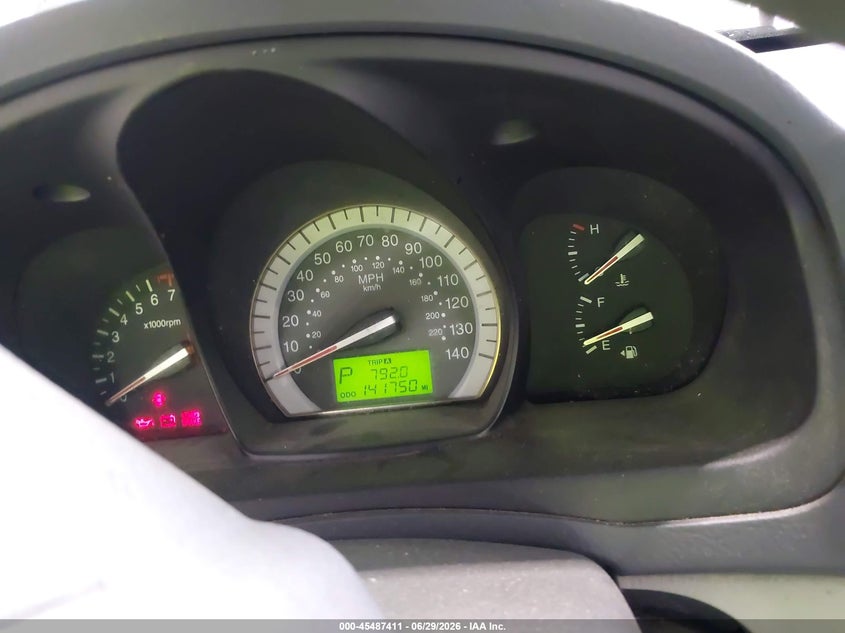 2007 Kia Spectra Ex VIN: KNAFE121975378951 Lot: 45487411