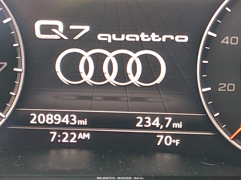AUDI Q7 2019 VIN WA1LHAF79KD025677