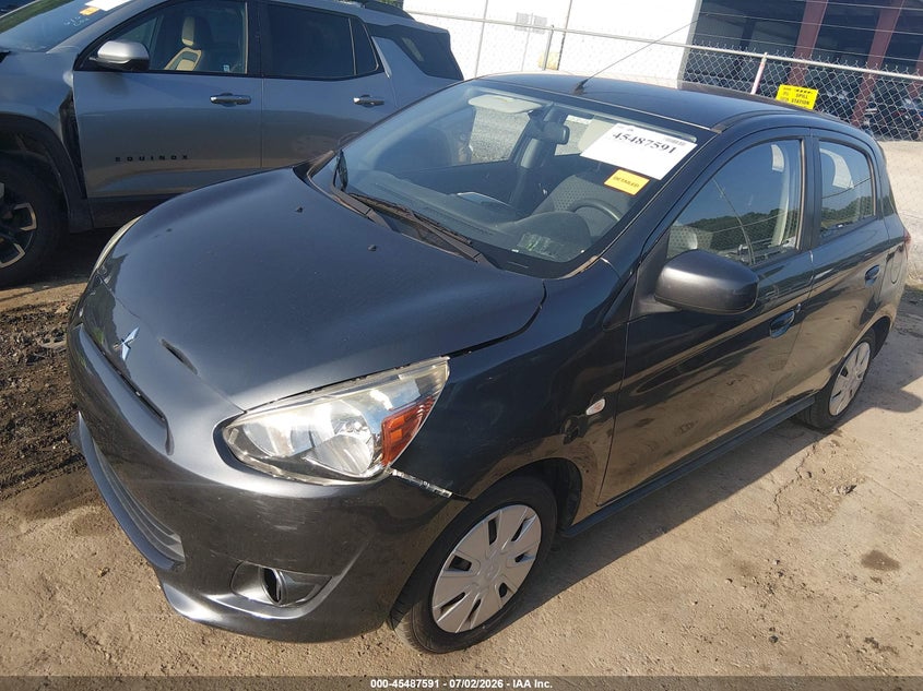 Vin: ml32a3hj1eh013579, lot: 45985788, mitsubishi mirage de 20142