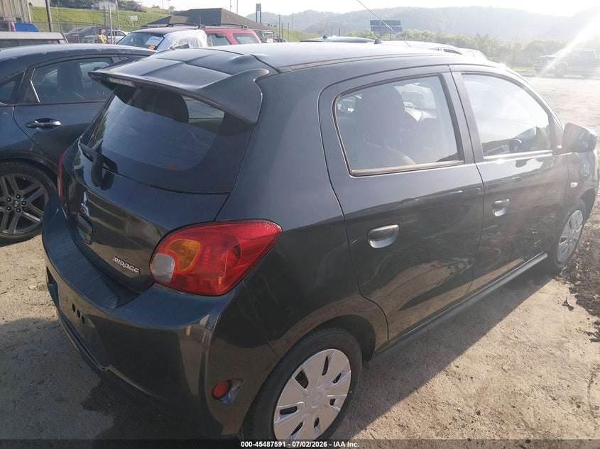 Vin: ml32a3hj1eh013579, lot: 45985788, mitsubishi mirage de 20144