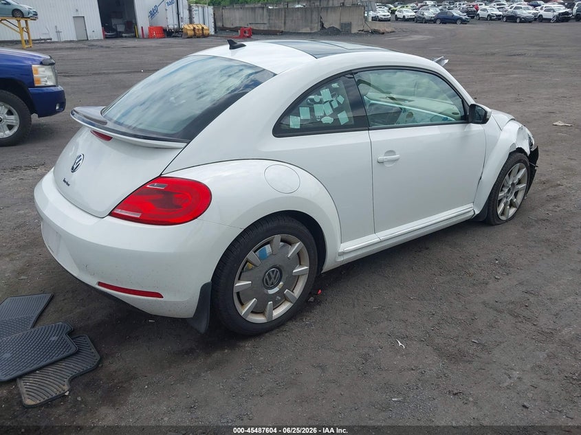 Vin: 3vwj17at5gm628319, lot: 45985801, volkswagen beetle 1.8t sel 20164