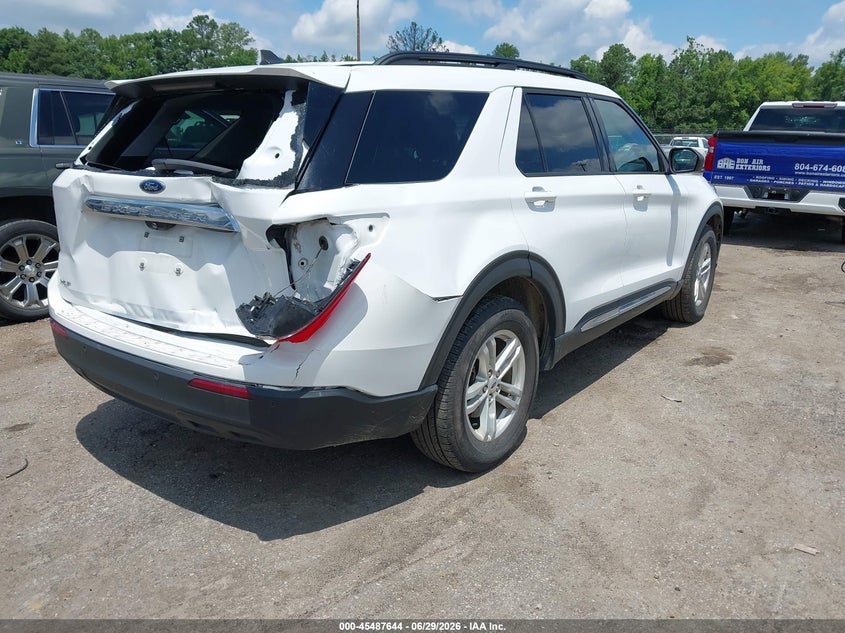 Vin: 1fmsk8dh6mgb35560, lot: 45985841, ford explorer xlt 20214