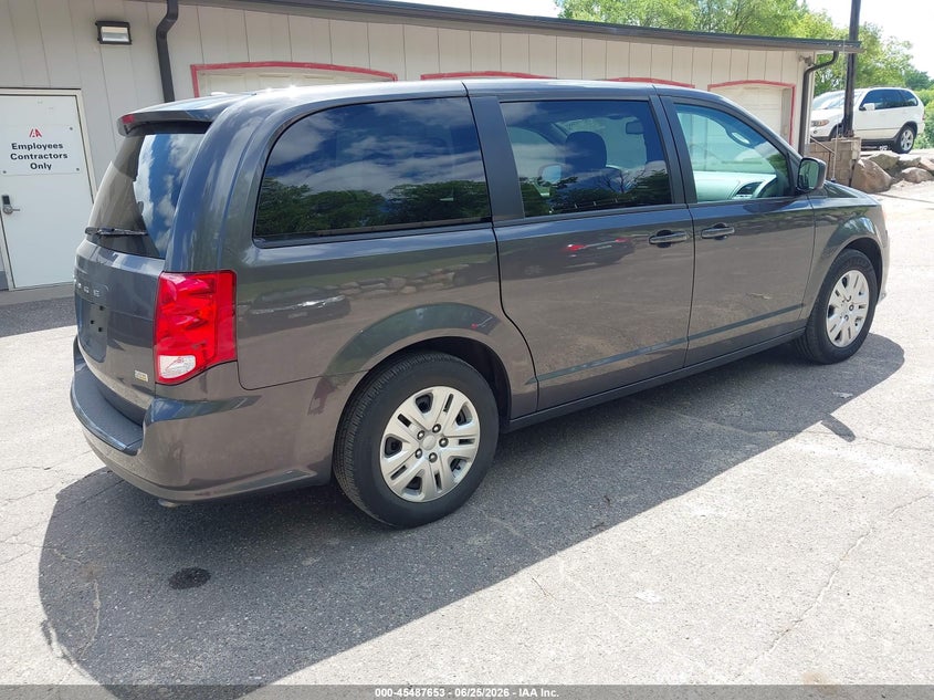 Vin: 2c4rdgbg0jr296403, lot: 45985850, dodge grand caravan se 20184