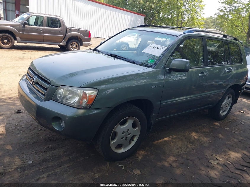 2006 TOYOTA HIGHLANDER SPORT UTILITY VEHICLE 3.3L V-6 DOHC, VVT, 215HP