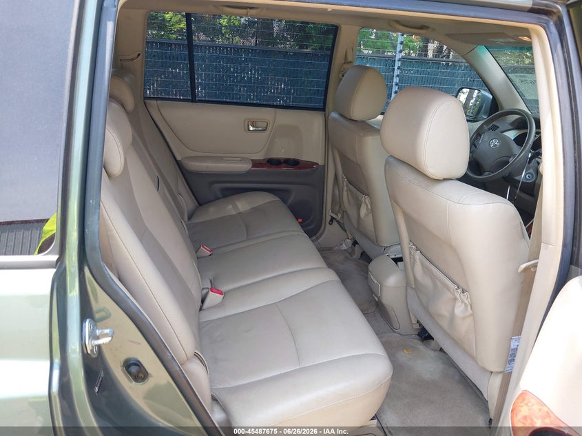 2006 TOYOTA HIGHLANDER SPORT UTILITY VEHICLE 3.3L V-6 DOHC, VVT, 215HP