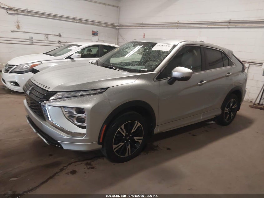 Vin: ja4atwaa8pz043488, lot: 45985947, mitsubishi eclipse cross se s-awc/sel s-awc 20232