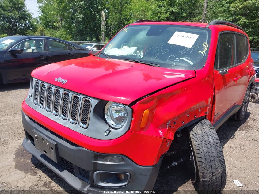 2015 Jeep Renegade Latitude VIN: ZACCJABT6FPB23148 Lot: 45487842