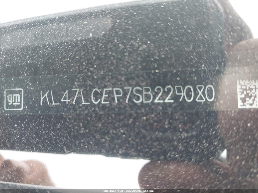 2025 Buick Envista Avenir Fwd VIN: KL47LCEP7SB229080 Lot: 45487920