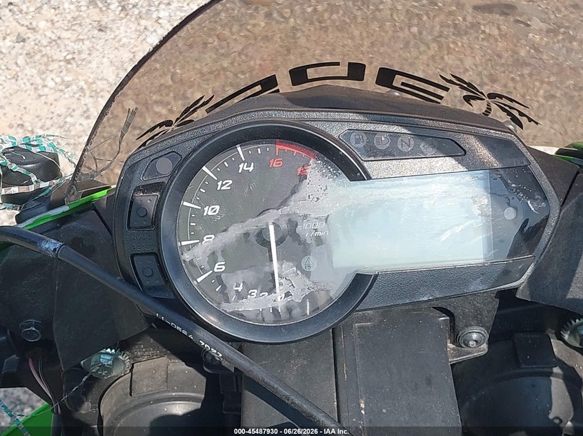 2018 Kawasaki Zx636 E VIN: JKBZXJE10JA027016 Lot: 45487930
