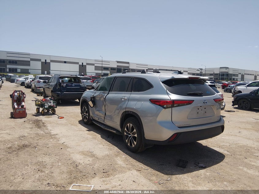Vin: 5tdgarah8ns515871, lot: 45986141, toyota highlander hybrid xle 20223
