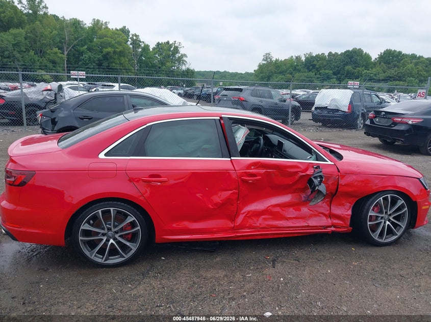 2019 Audi S4 3.0T Premium VIN: WAUB4AF43KA111472 Lot: 45487946