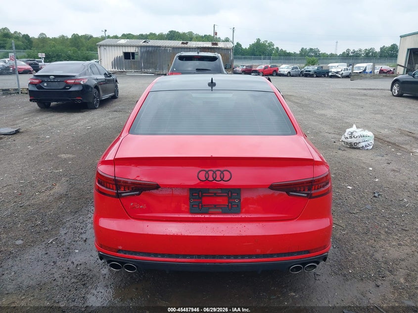 2019 Audi S4 3.0T Premium VIN: WAUB4AF43KA111472 Lot: 45487946