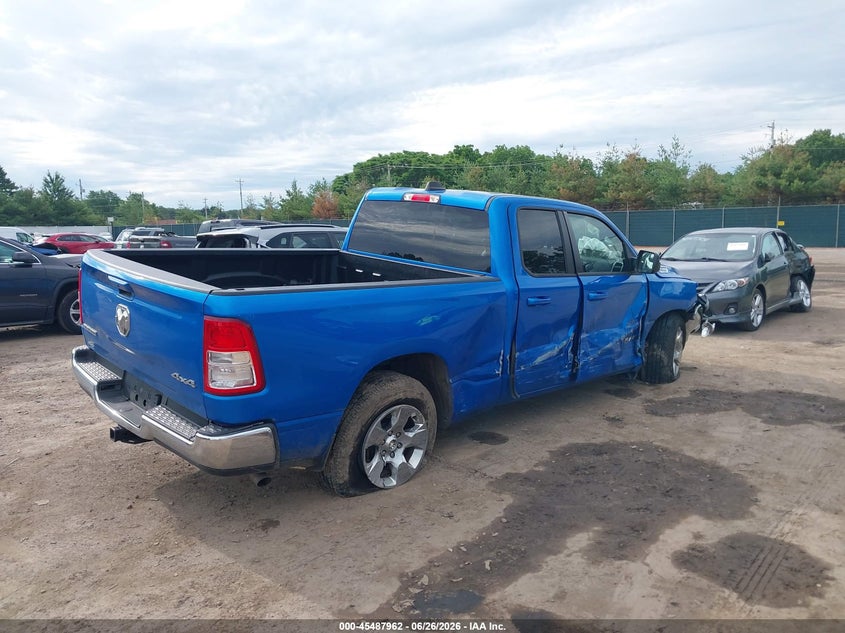 Vin: 1c6rrfbg4nn462590, lot: 45986159, ram 1500 big horn  4x4 6'4 box 20224