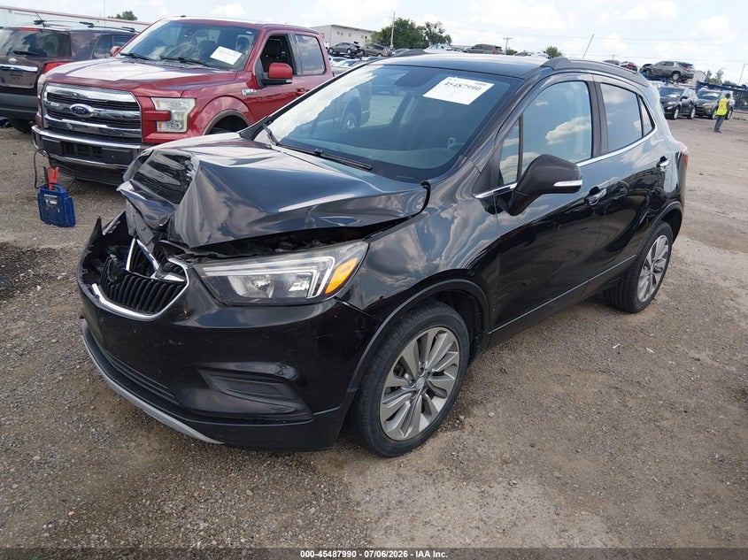 Vin: kl4cjasb8kb814185, lot: 45986187, buick encore fwd preferred 20192