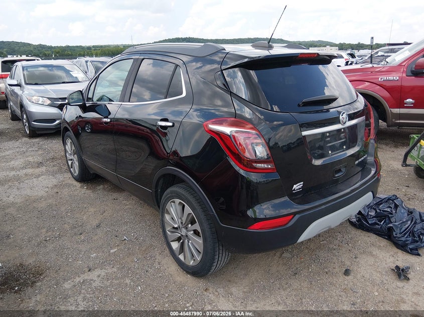Vin: kl4cjasb8kb814185, lot: 45986187, buick encore fwd preferred 20193