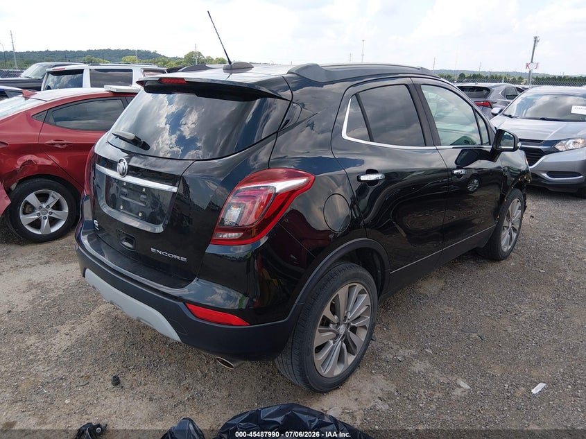 Vin: kl4cjasb8kb814185, lot: 45986187, buick encore fwd preferred 20194