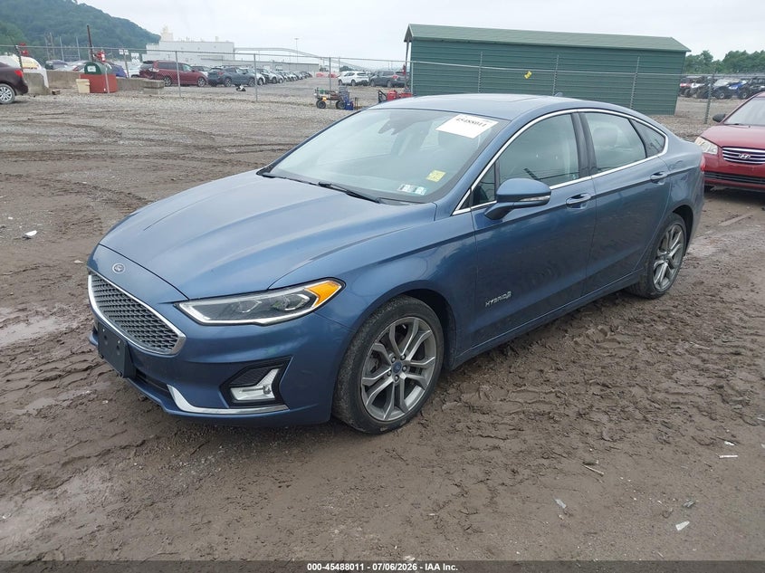 2019 Ford Fusion Hybrid Titanium 3FA6P0RU4KR119027 photo 1