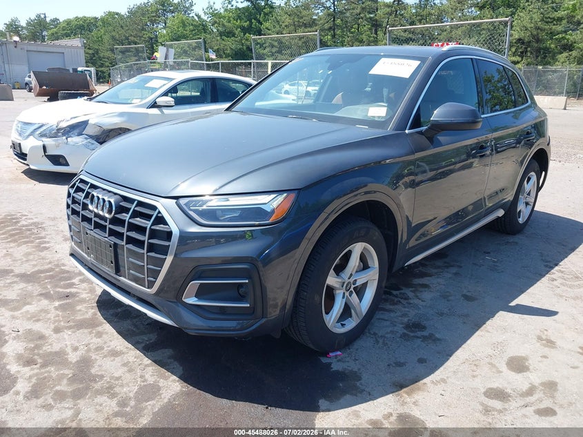 Vin: wa1aaafy7m2056039, lot: 45986223, audi q5 premium 45 tfsi quattro s tronic 20212
