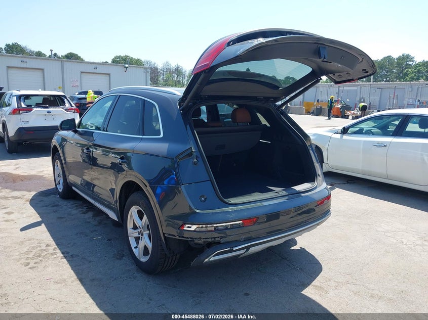 Vin: wa1aaafy7m2056039, lot: 45986223, audi q5 premium 45 tfsi quattro s tronic 20213